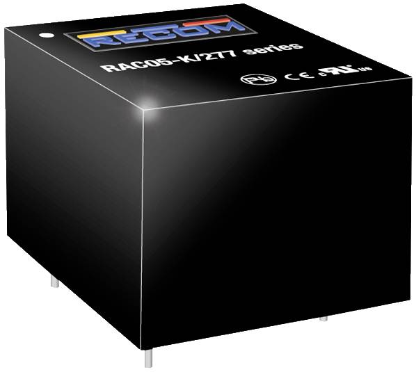 RECOM RAC05-3.3SK/277 prekidačko napajanje 120 V/DC → 3,30 V 1,51 A