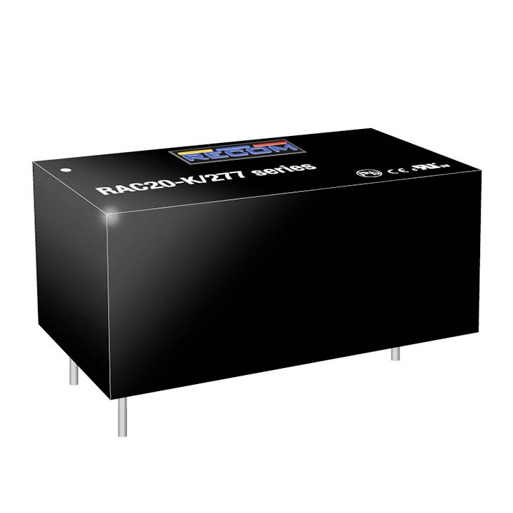 RECOM RAC20-15DK/277 prekidačko napajanje 120 V/DC → 15 V 0,67 A