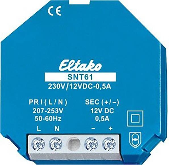 Eltako SNT61-230V/12VDC-0,5A prekidačko napajanje 230 V/AC → 12 V 1 A