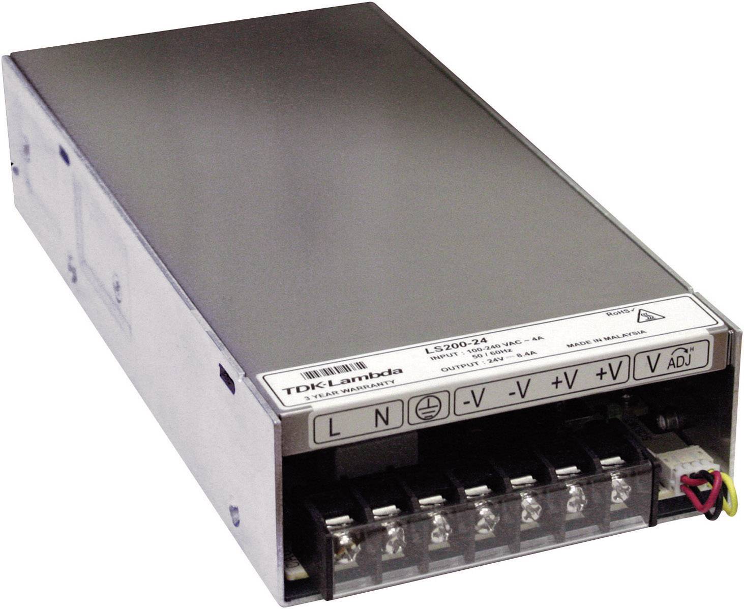 TDK-Lambda LS-200-3.3 prekidačko napajanje 85–265 V/AC → 3,6 V/DC 40 A