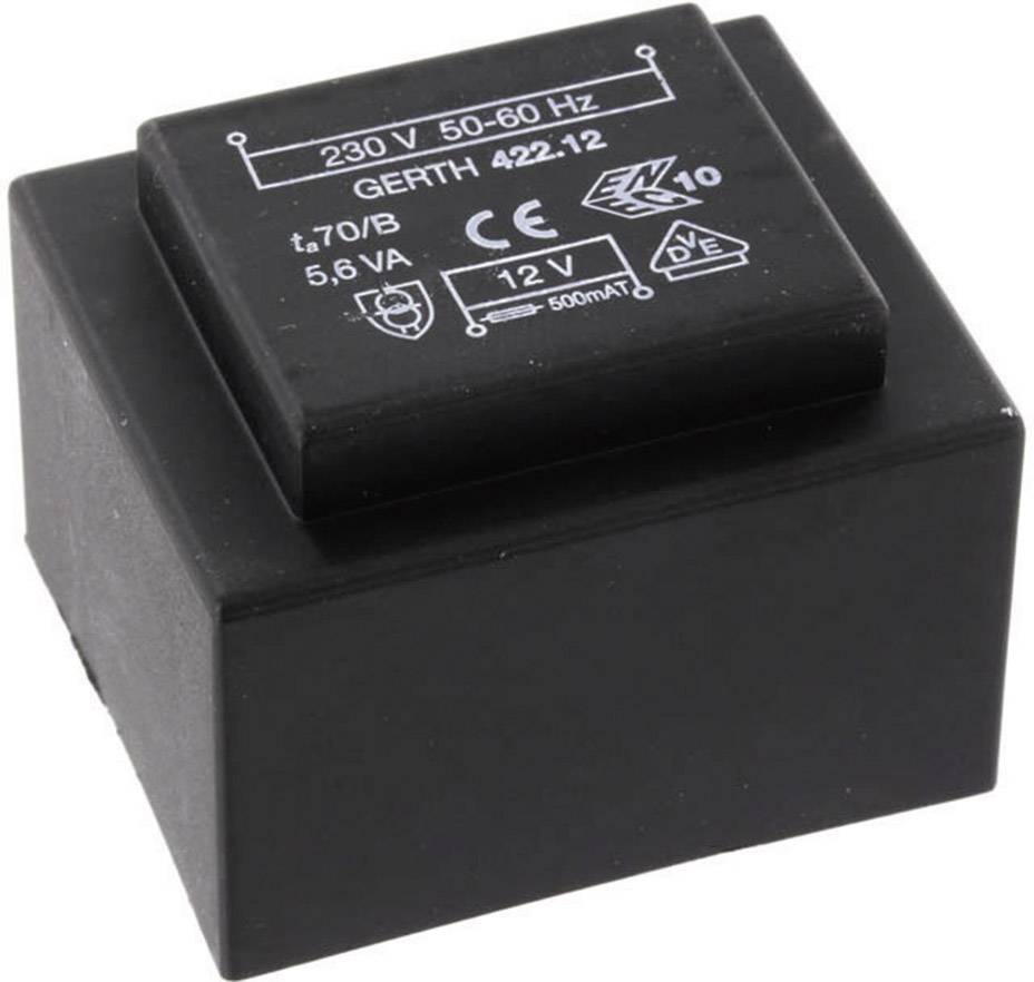 Gerth PTB420601 transformator za štampanu ploču 230 V → 6 V/AC