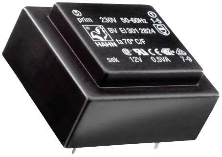 Hahn BV EI 304 2047 transformator za štampanu ploču 230 V → 12 V/AC
