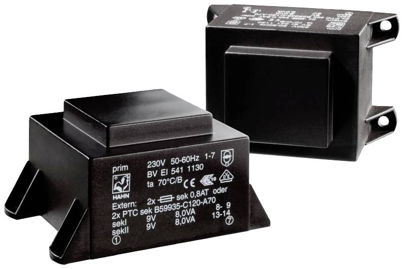 Hahn BV EI 541 1125 transformator za štampanu ploču 230 V → 15 V/AC