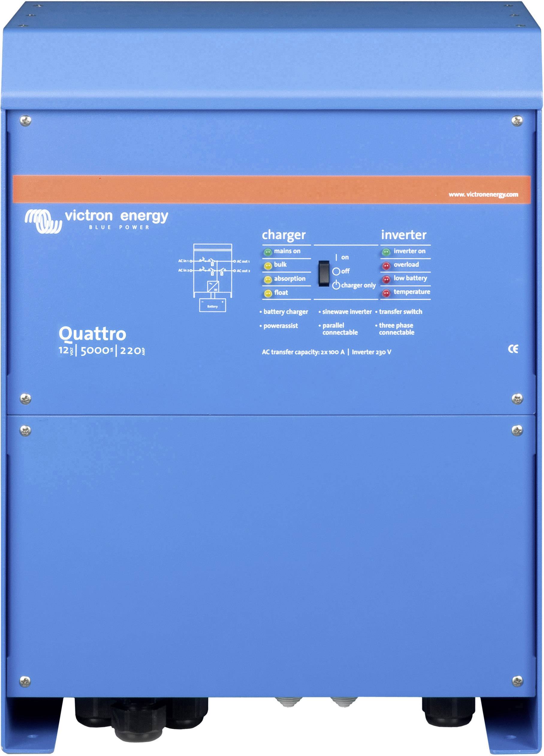 Victron Energy inverter 9,5 - 17 V → 230 V/AC 5000 W 10000 W