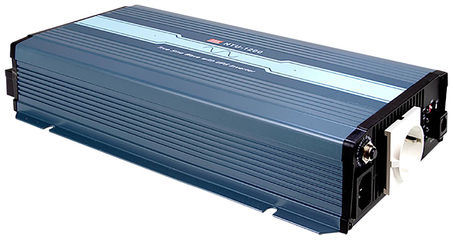 MEAN WELL NTU-1200-248EU inverter 48 V/DC → 230 V/AC čisto sinusni talasni oblik