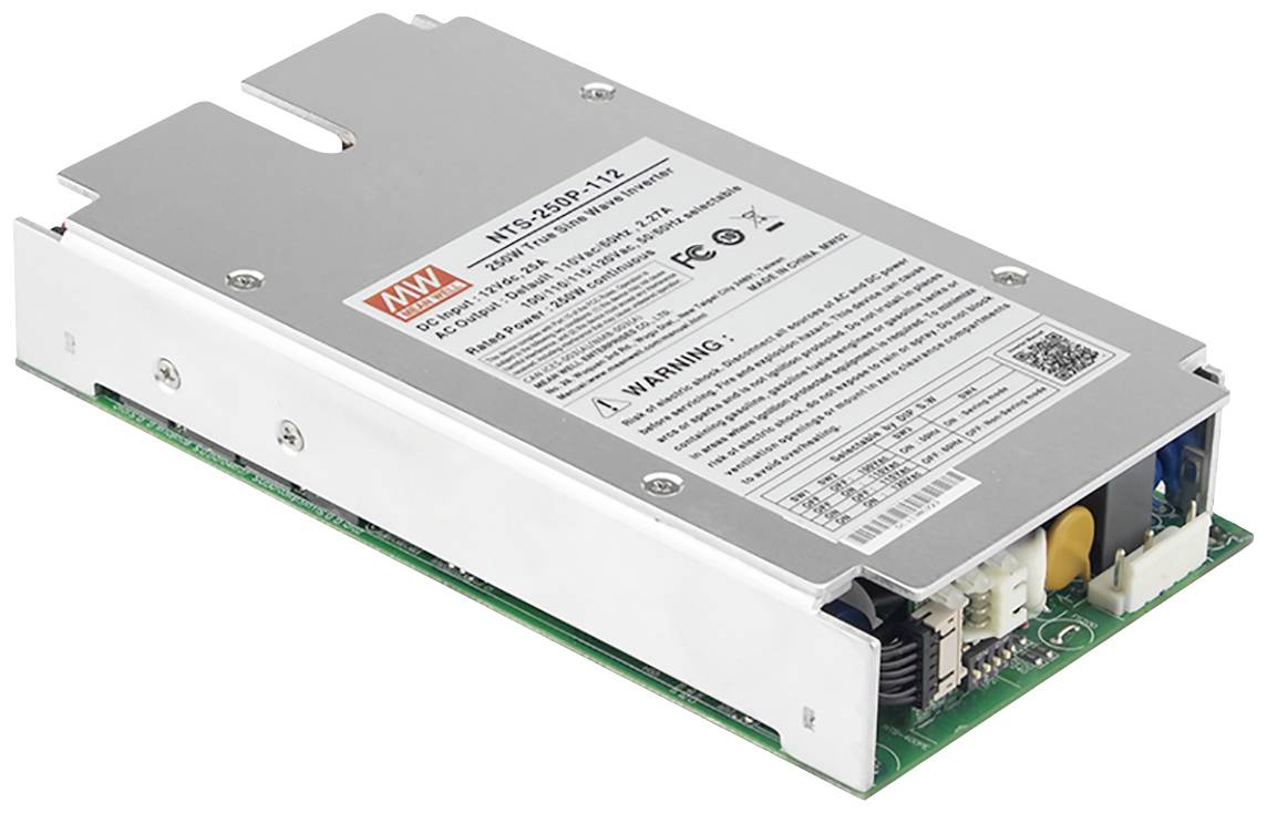 MEAN WELL NTS-250P-224 inverter 24 V/DC → 230 V/AC 250 W 500 W
