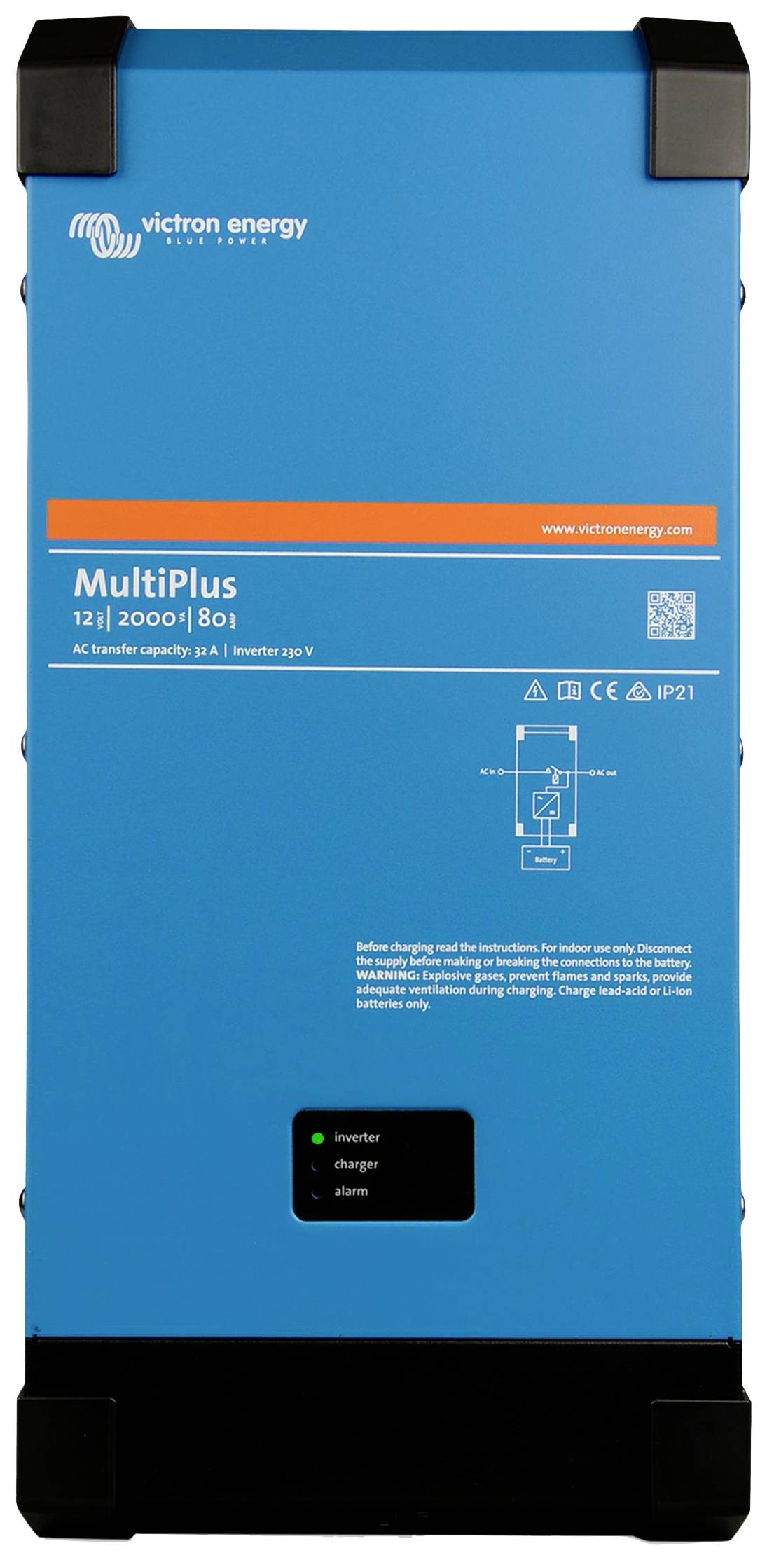 Victron Energy MultiPlus 12/2000/80-32 230V VE.Bus inverter 180 - 265 V → 2000 W 3500 W