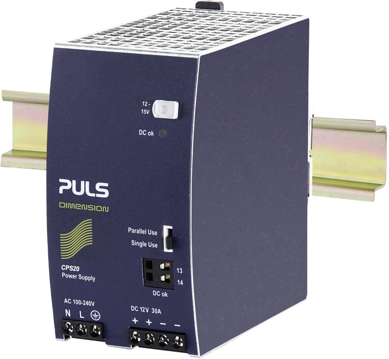 Puls napajanje za DIN šinu 115/230 V/AC → 12 V/DC 30 A