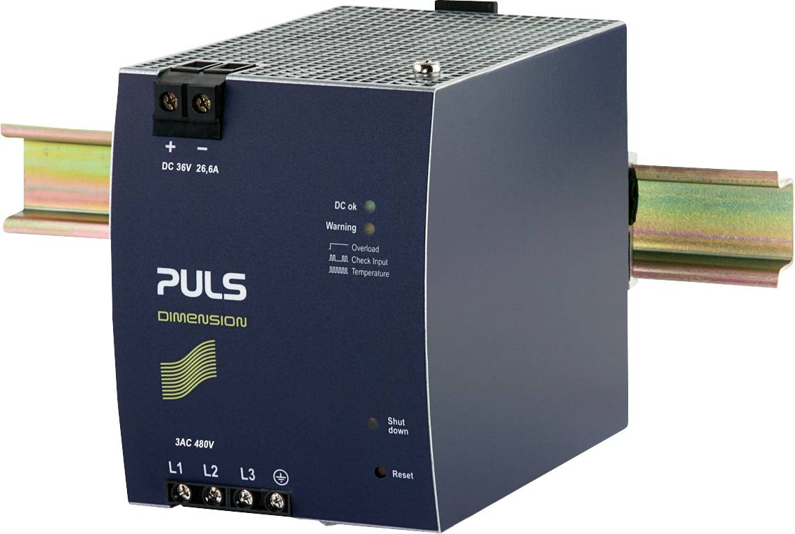 Puls XT40.362 napajanje za DIN šinu AC 480V (± 15%) → 36 V 26,6 A 960 W