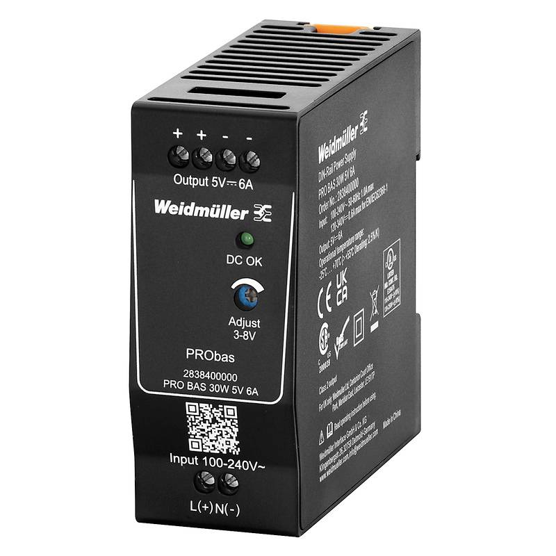 Weidmüller PRO BAS 30W 5V 6A napajanje za DIN šinu