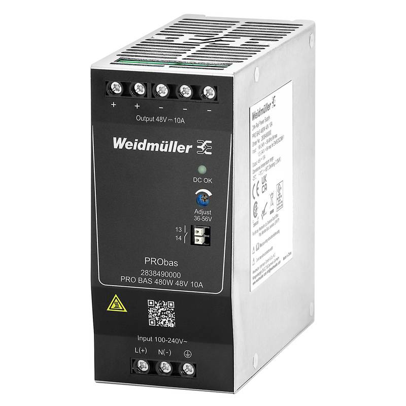 Weidmüller PRO BAS 480W 48V 10A napajanje za DIN šinu