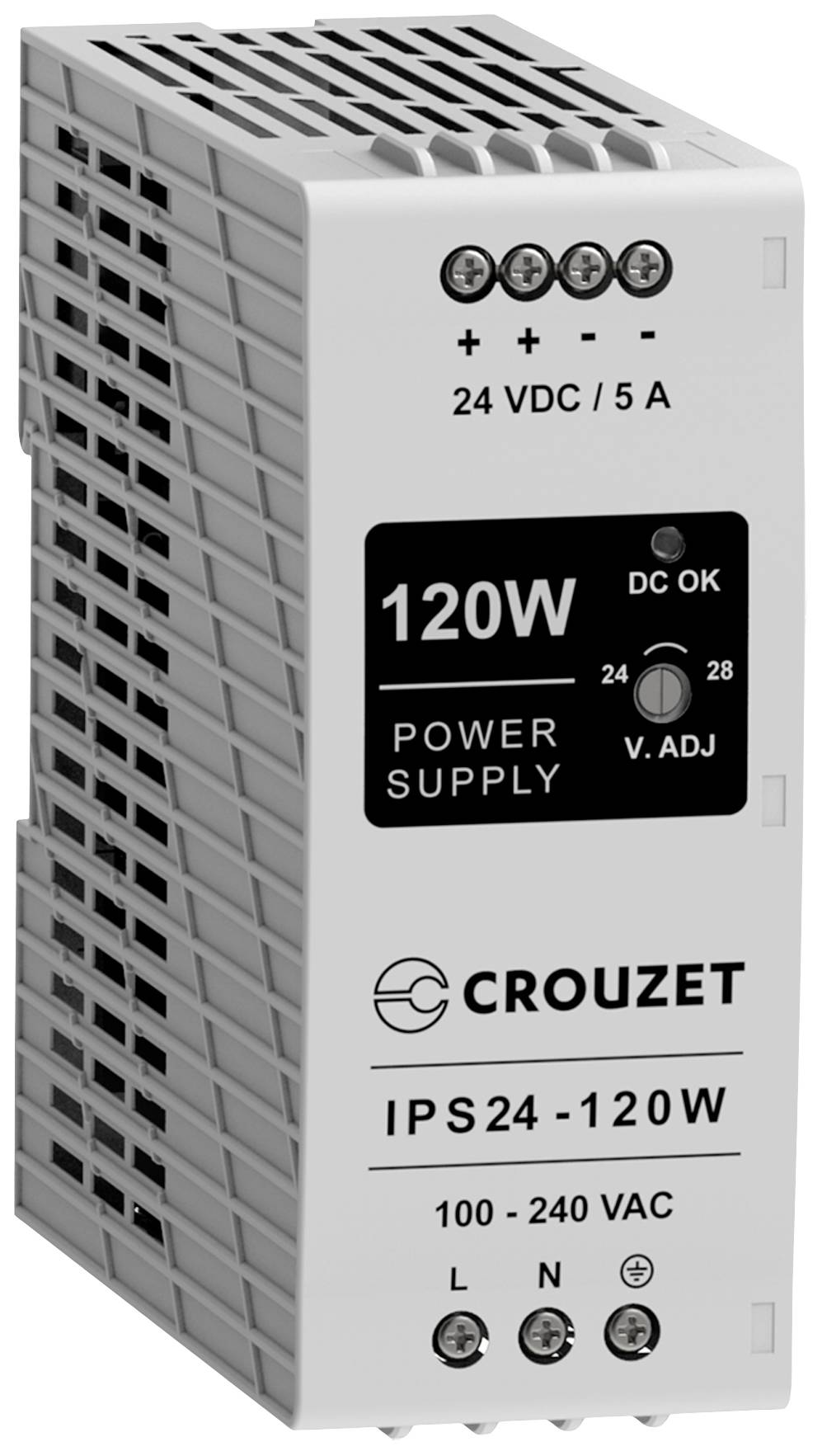 Crouzet 89452122 industrijsko napajanje 91 V → 24 V 5 A 120 W