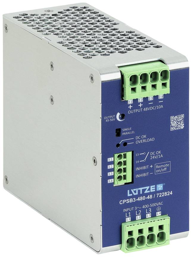 Lütze CPSB3-480-48 prekidačko napajanje 400 V → 48 V/DC 10 A