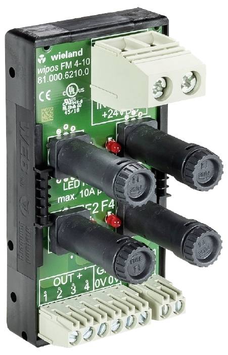 Wieland Electric WIPOS FM 4-10 bezbednosni modul 24 V/DC → 24 V