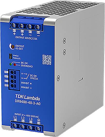 TDK-Lambda DRB480-48-3-A0 napajanje za DIN šinu 350 V → 85 V/DC 6,7 A 480 W