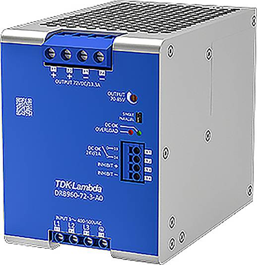 TDK-Lambda DRB960-72-3-A0 napajanje za DIN šinu 350 V → 85 V/DC 13,3 A 960 W