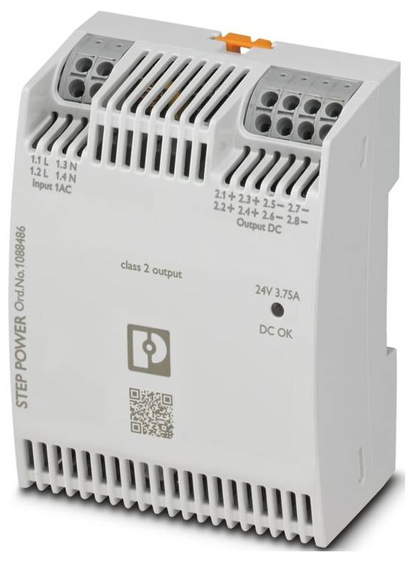 Phoenix Contact STEP3-PS/1AC/24DC/3.75/PT/FL napajanje 100 V/AC, 110 V/DC → 24 V/DC 3,75 A