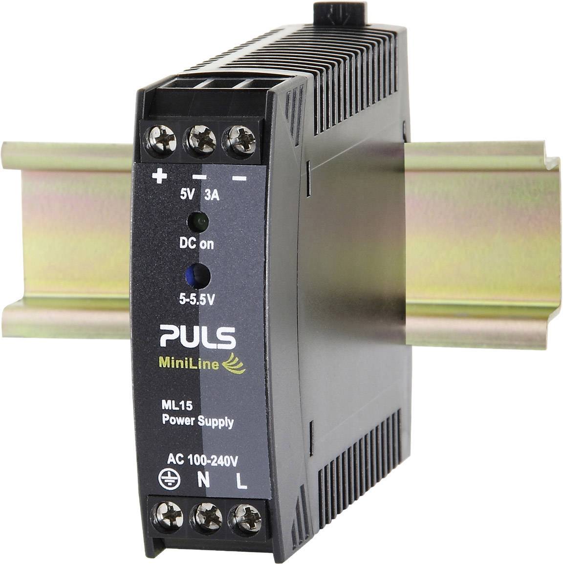 Puls ML15.051 napajanje za DIN šinu 5 V/DC 3 A 15 W