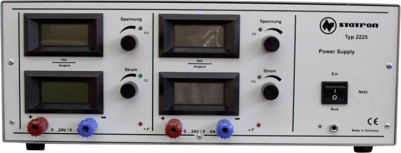 Statron 2225.2 laboratorijsko napajanje sa podesivim naponom 24 V 6 A 288 W