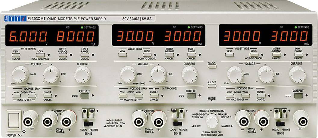 PL303QMT laboratorijsko napajanje sa podesivim naponom 115 V/AC, 230 V/AC → 30 V 3 A 228 W