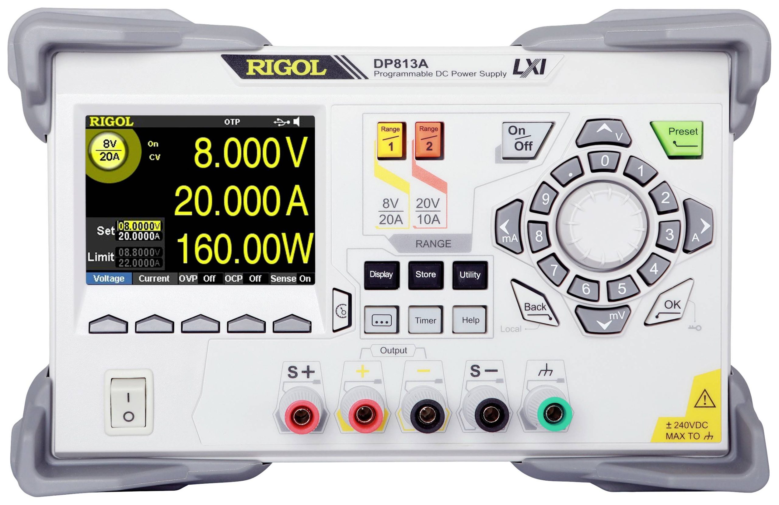 Rigol DP813A laboratorijsko napajanje sa podesivim naponom 8 V/DC 20 A 200 W