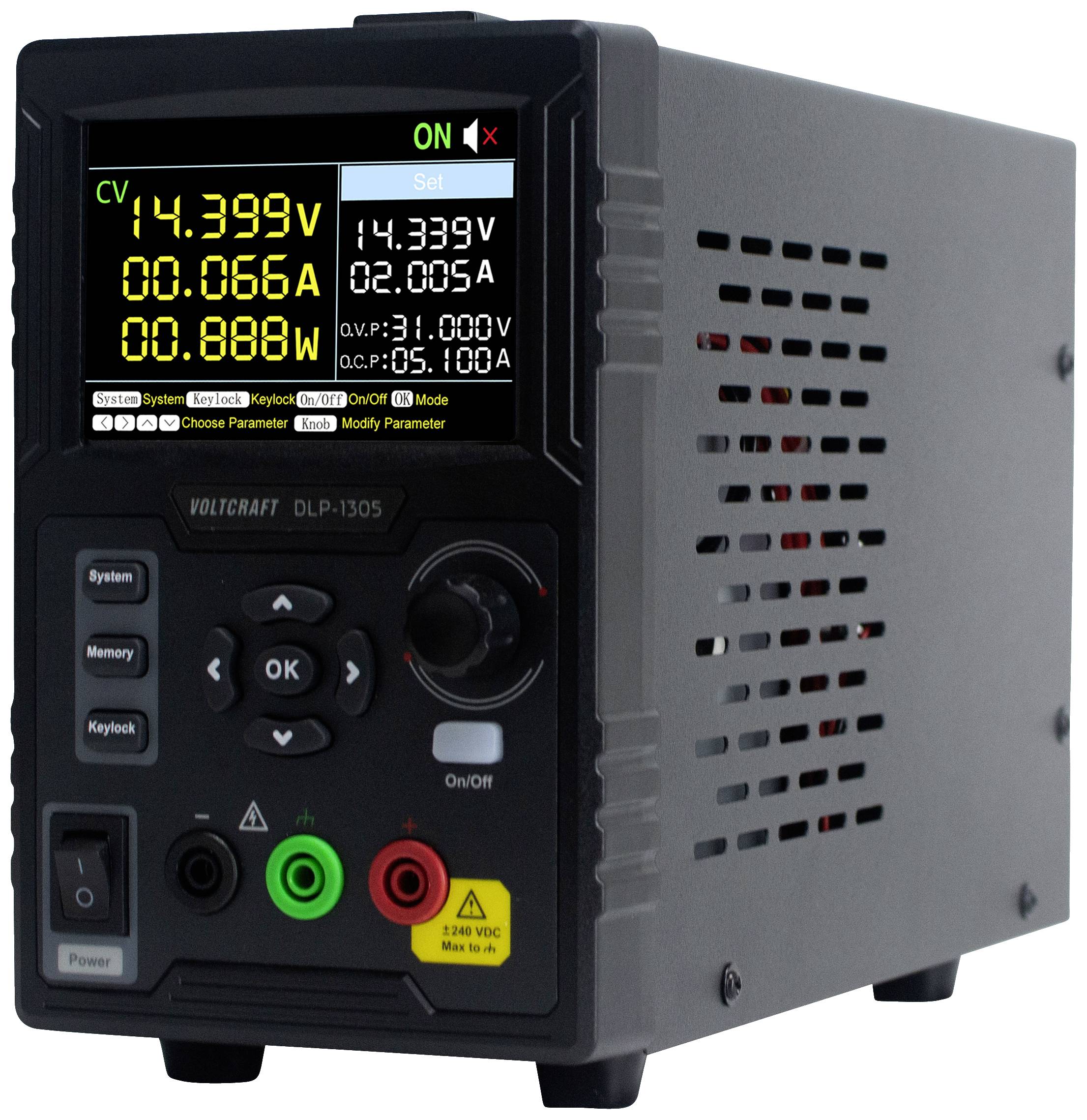VOLTCRAFT DLP-1305 laboratorijsko napajanje sa podesivim naponom 220 V/AC, 240 V/AC → 30 V 5 A 150 W