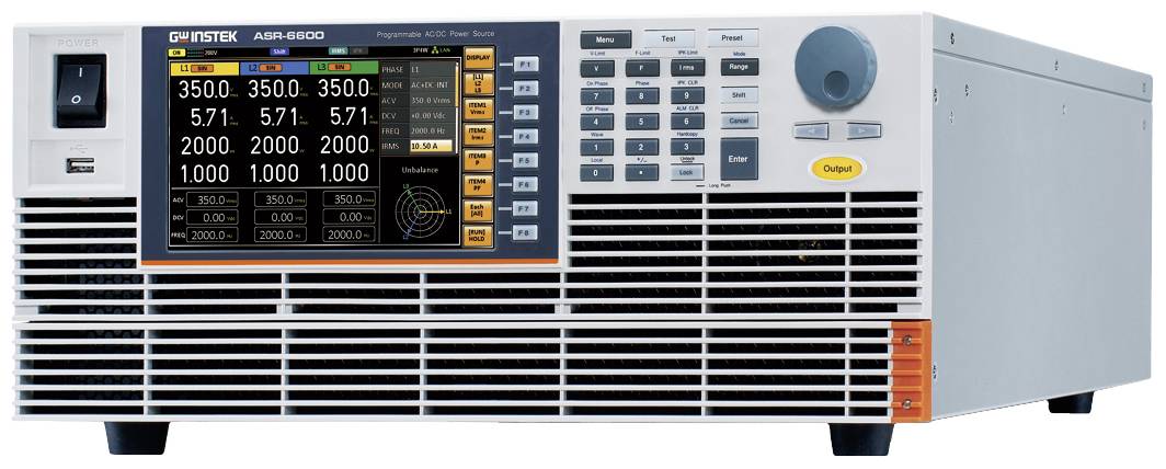 GW Instek ASR-6600 laboratorijsko napajanje sa podesivim naponom 230 V/AC → 400 V 60 A 6000 W