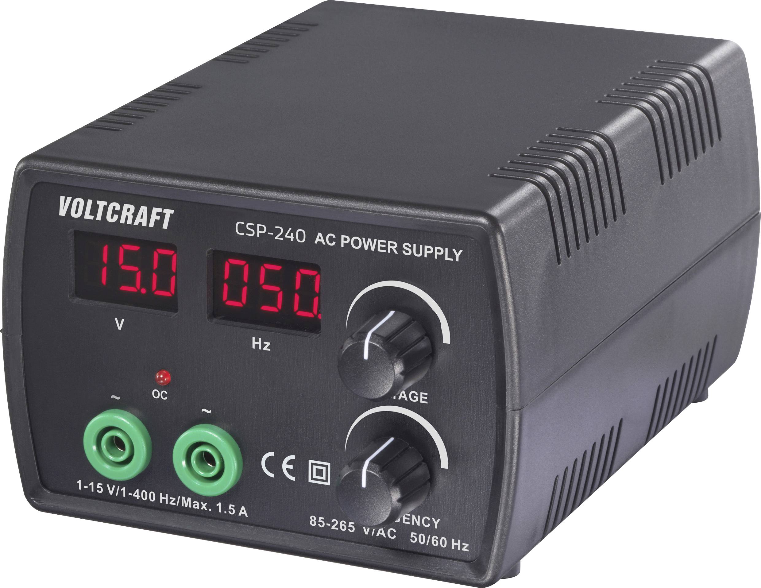 VOLTCRAFT CSP-240 laboratorijsko napajanje sa podesivim naponom 100 V/AC, 240 V/AC → 15 V/AC 1,5 A 22,5 W
