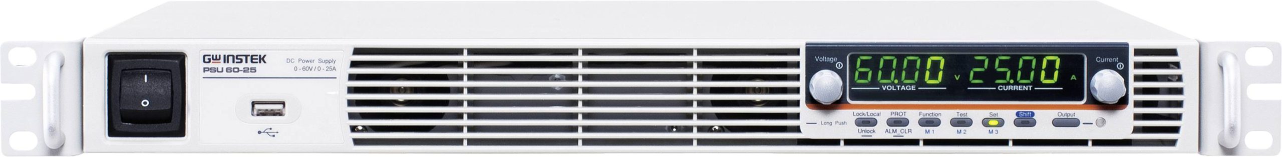 GW Instek PSU 60-25(AM3352) laboratorijsko napajanje sa podesivim naponom 85 V, 265 V → 60 V 25 A 1500 W