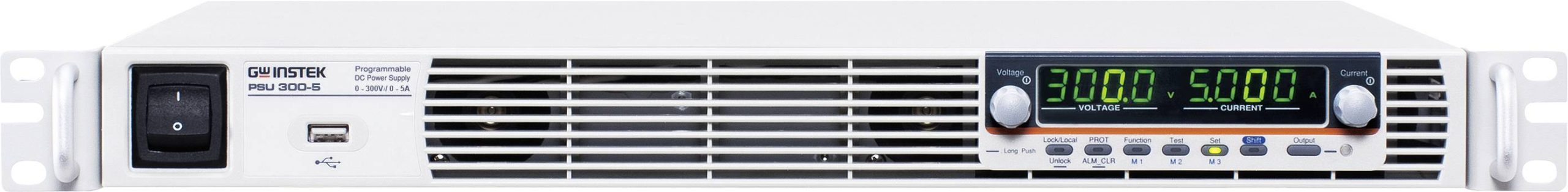 GW Instek PSU 300-5 19-inčno laboratorijsko napajanje sa podesivim naponom 85 V/AC, 265 V/AC → 300 V 5 A