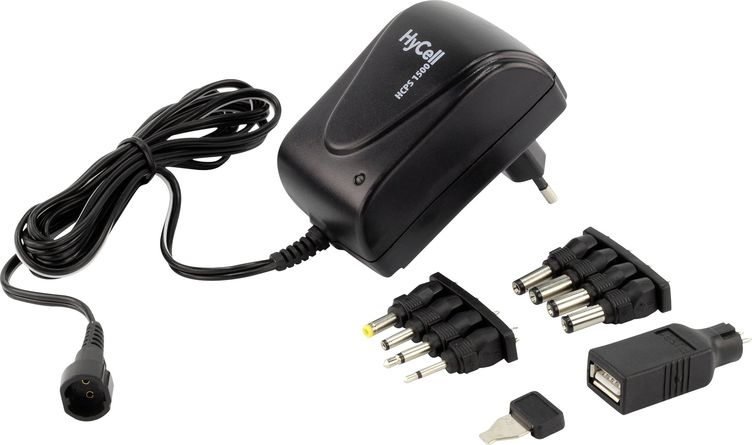 HyCell 1201-0008 adapter za napajanje sa podesivim naponom 1500 mA 18 W 1 x