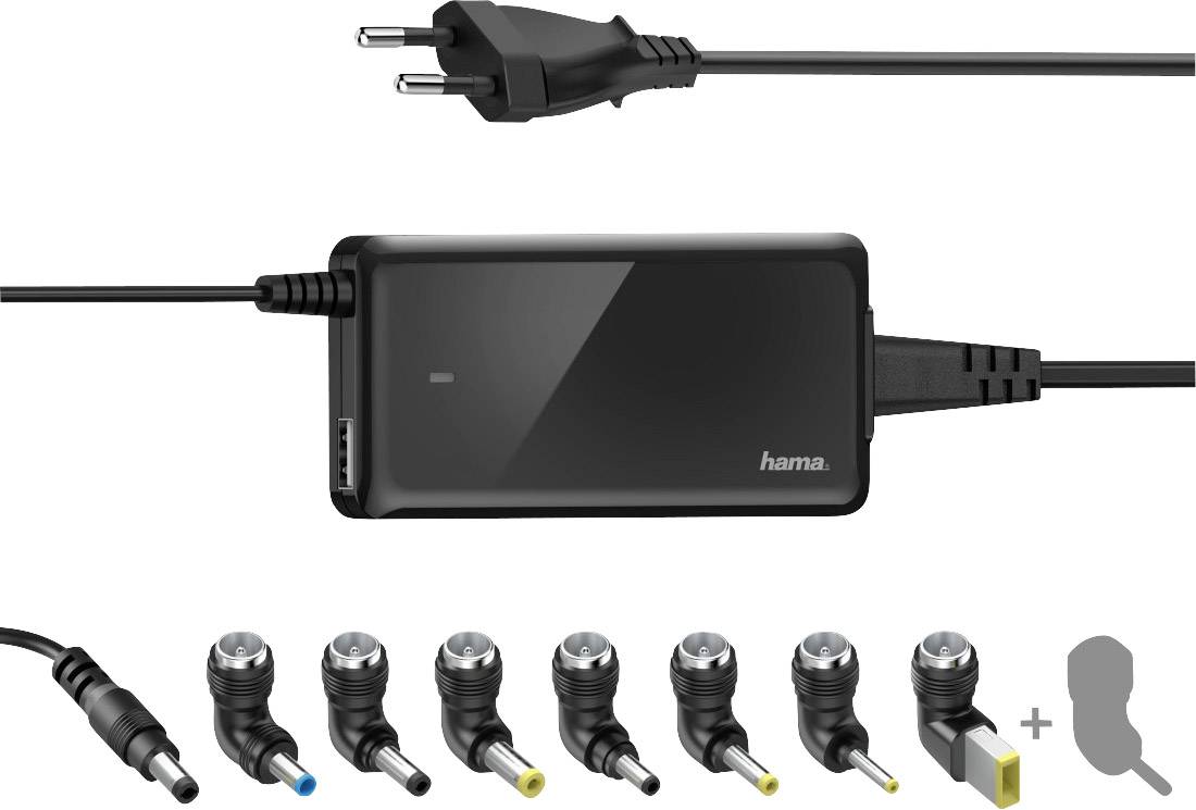 Hama 00200000 napajanje za laptop 100 V → 19 V 3,42 A 65,00 W
