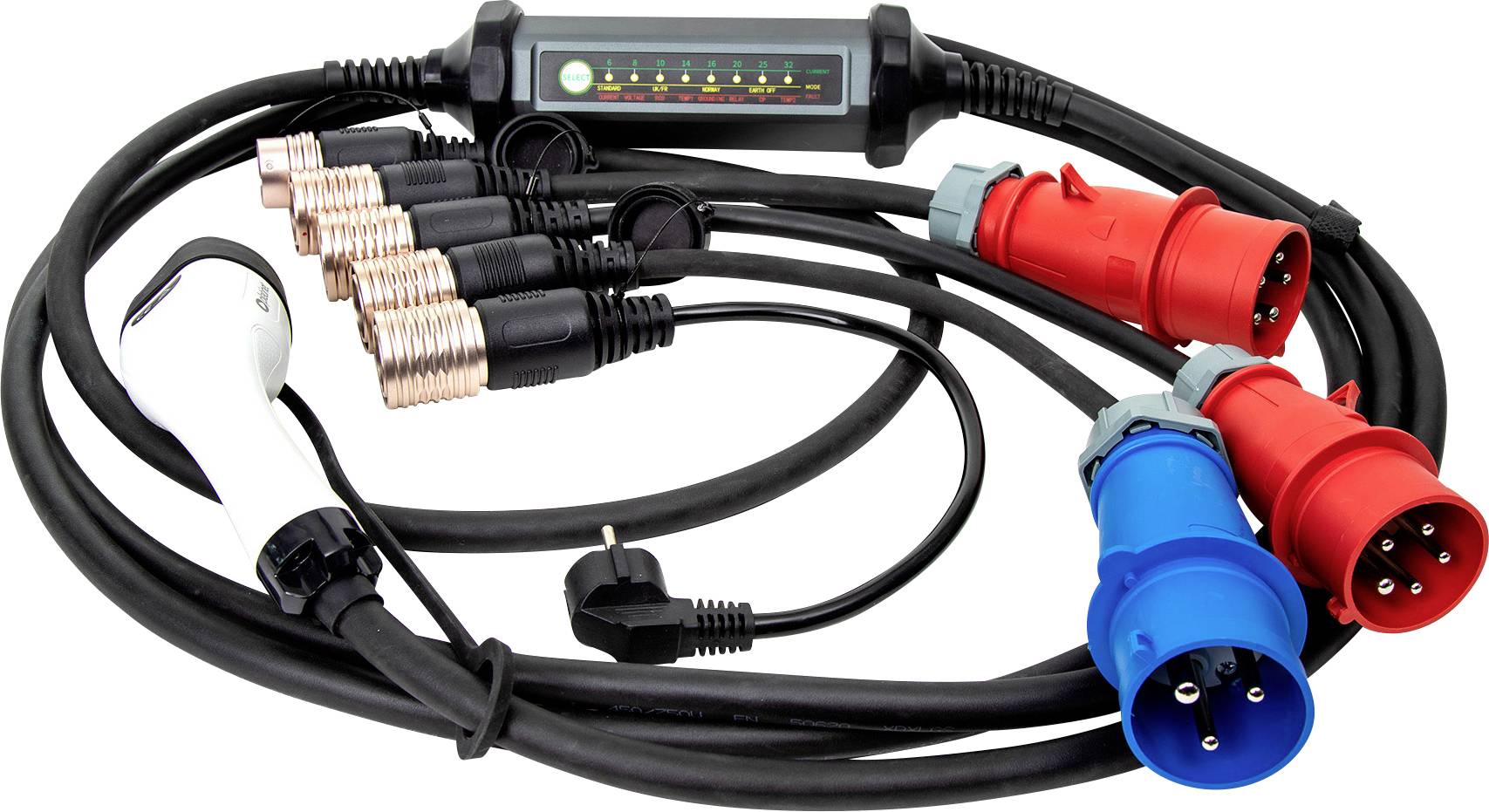 Platinet EV_PC060 kabl za punjenje električnih vozila 1-fazni i 3-fazni 5 m 22 kW