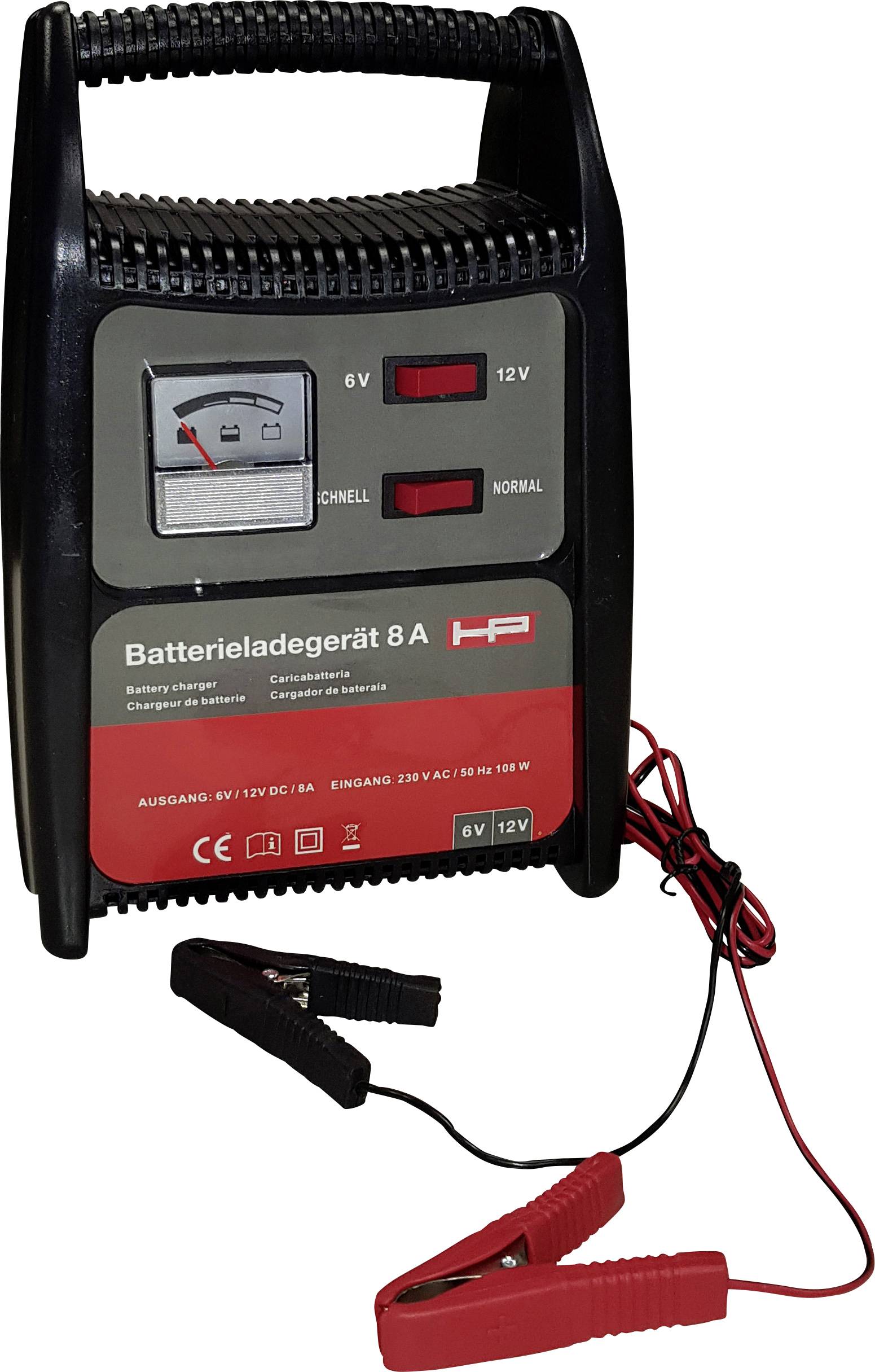 HP Autozubehör 20508 punjač akumulatora za vozila 6/12 V 8 A do 120 Ah