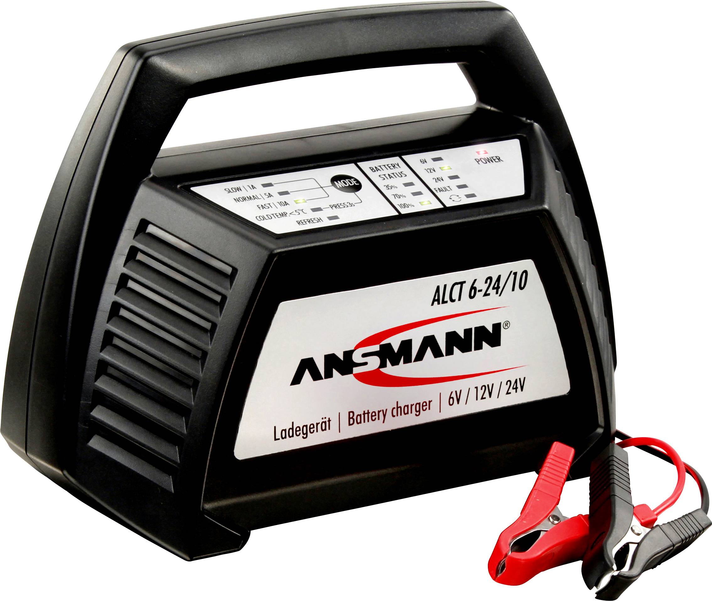 Ansmann AUTOMATIK- radionički punjač 6/12/24 V 10 A do 240 Ah