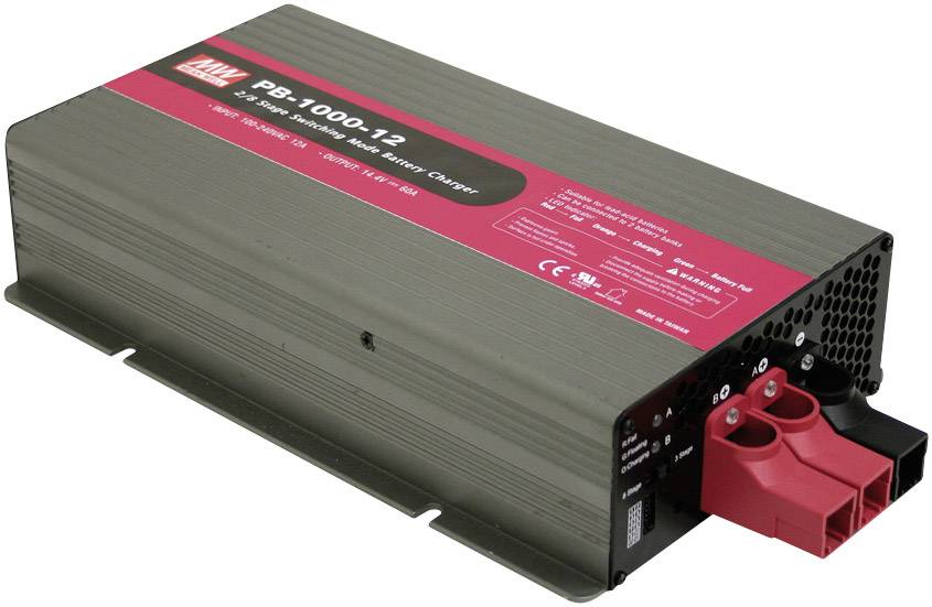 MEAN WELL serija PB punjač olovnih akumulatora 12 V 60 A 14,4 V 2 kanala
