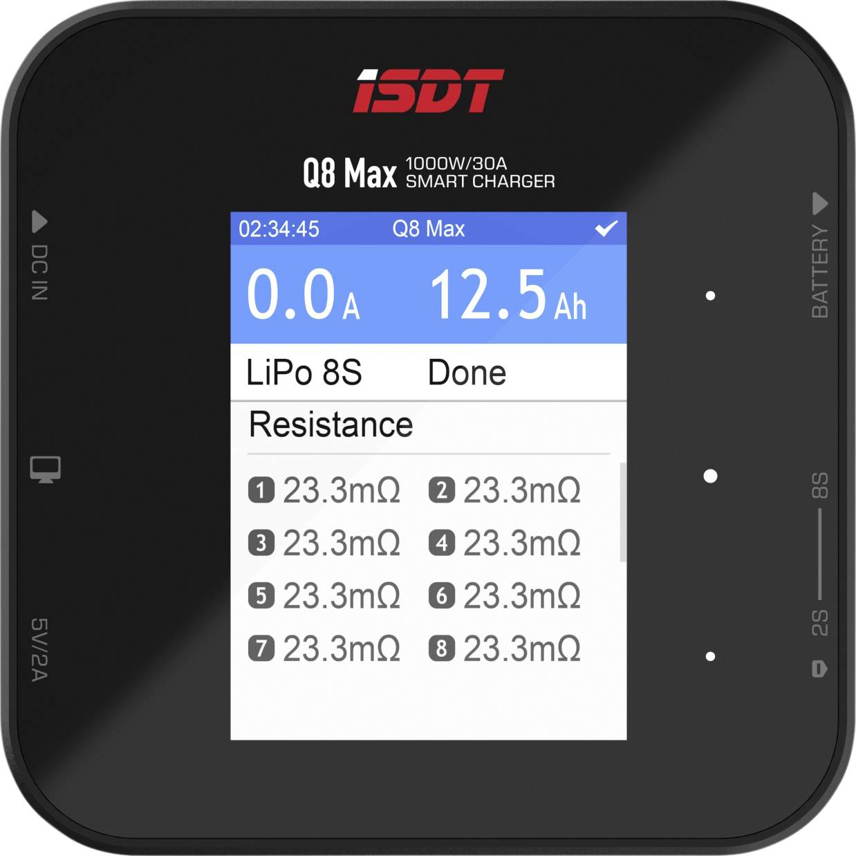 ISDT Q8 Max punjač za modelarstvo 30,0 A 1000 W LiFePO4/LiPo/LiHV/NiMH