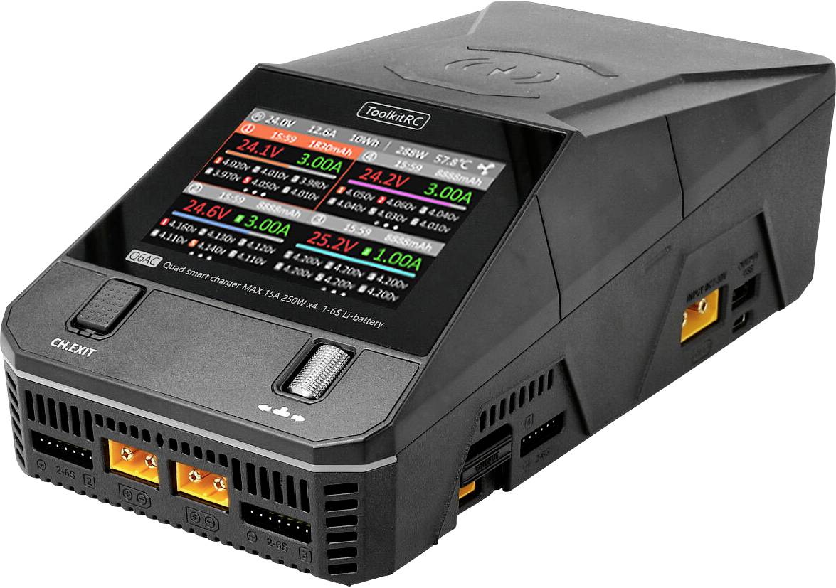 Toolkit TK12900-EU punjač za modelarstvo 15 A 250 W LiPo/LiFePO4/Li-Ion/LiHV