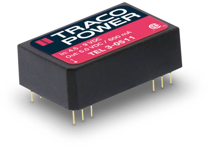 TracoPower TEL 3-4812 DC/DC napajanje - ispravljač za štampanu ploču 48 V/DC 12 V/DC 250 mA 3 W Broj izlaza: 1 x.