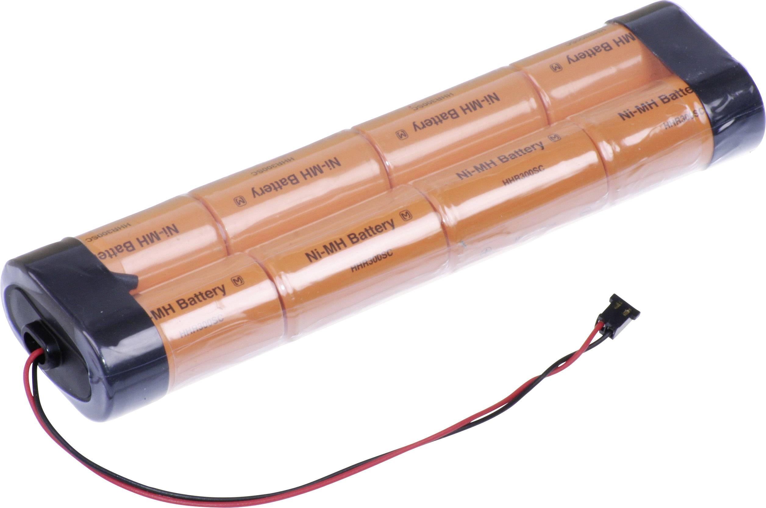 Panasonic Inline L2x4 Graupner akumulatorski paket NiMH 9,6 V 3000 mAh Sub-C