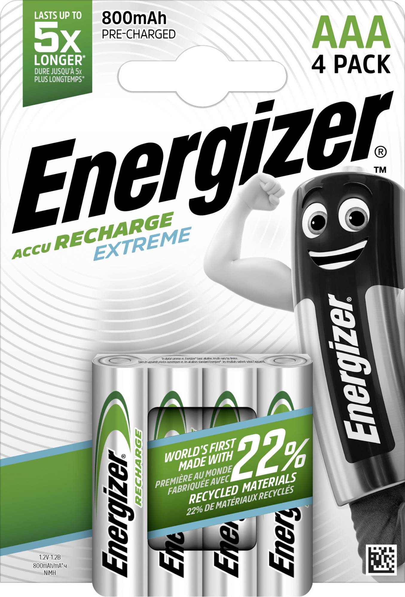 Energizer Extreme HR03 punjiva AAA baterija NiMH 1,2 V 800 mAh AAA (Micro)