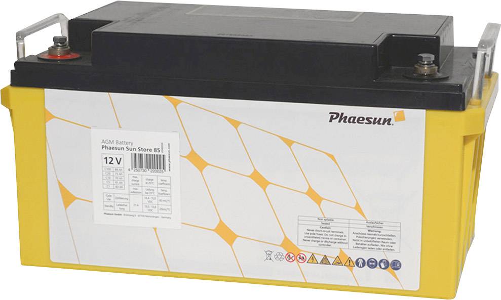 Phaesun 340094 Sun-Store 90 solarni akumulator olovni AGM 12 V 88 Ah