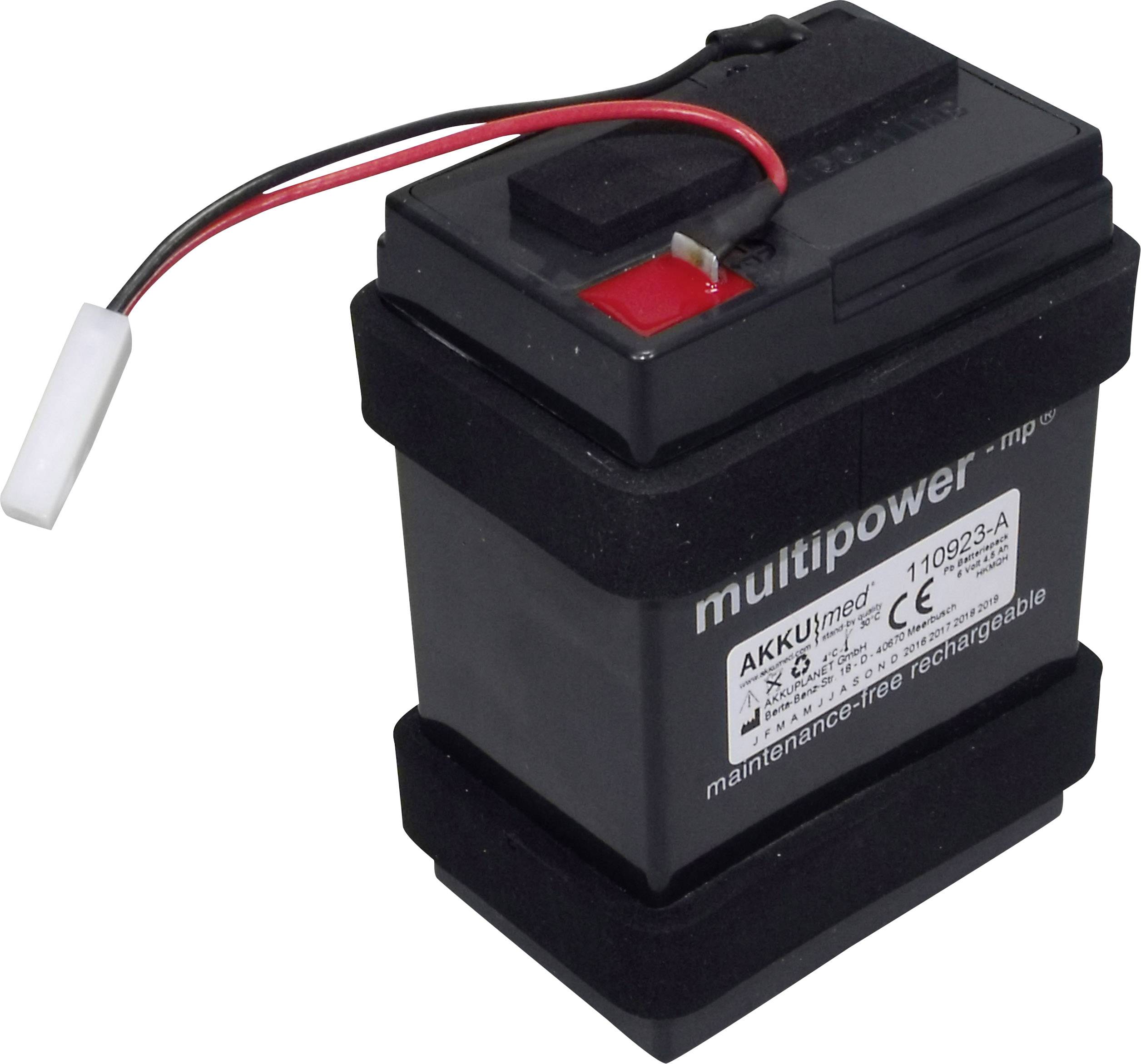 Akku Med 110923A akumulator za medicinsku tehniku olovni AGM 6 V 4500 mAh