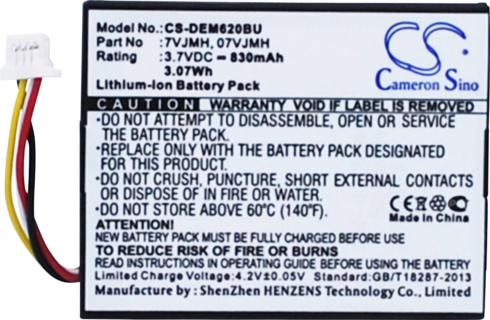 Cameron Sino CSDEM620BU punjiva baterija Li-Ion 3,7 V 830 mAh