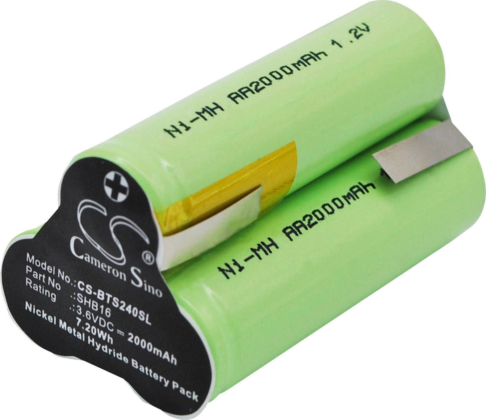 Cameron Sino Shaver punjiva baterija NiMH 3,6 V 2000 mAh
