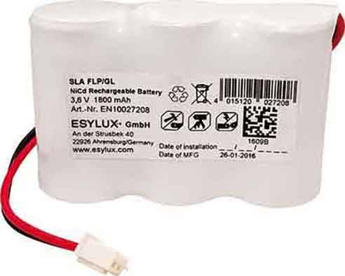 ESYLUX SLAFLP/G #EN10027208 akumulatorski paket 3,60 V 1800 mAh