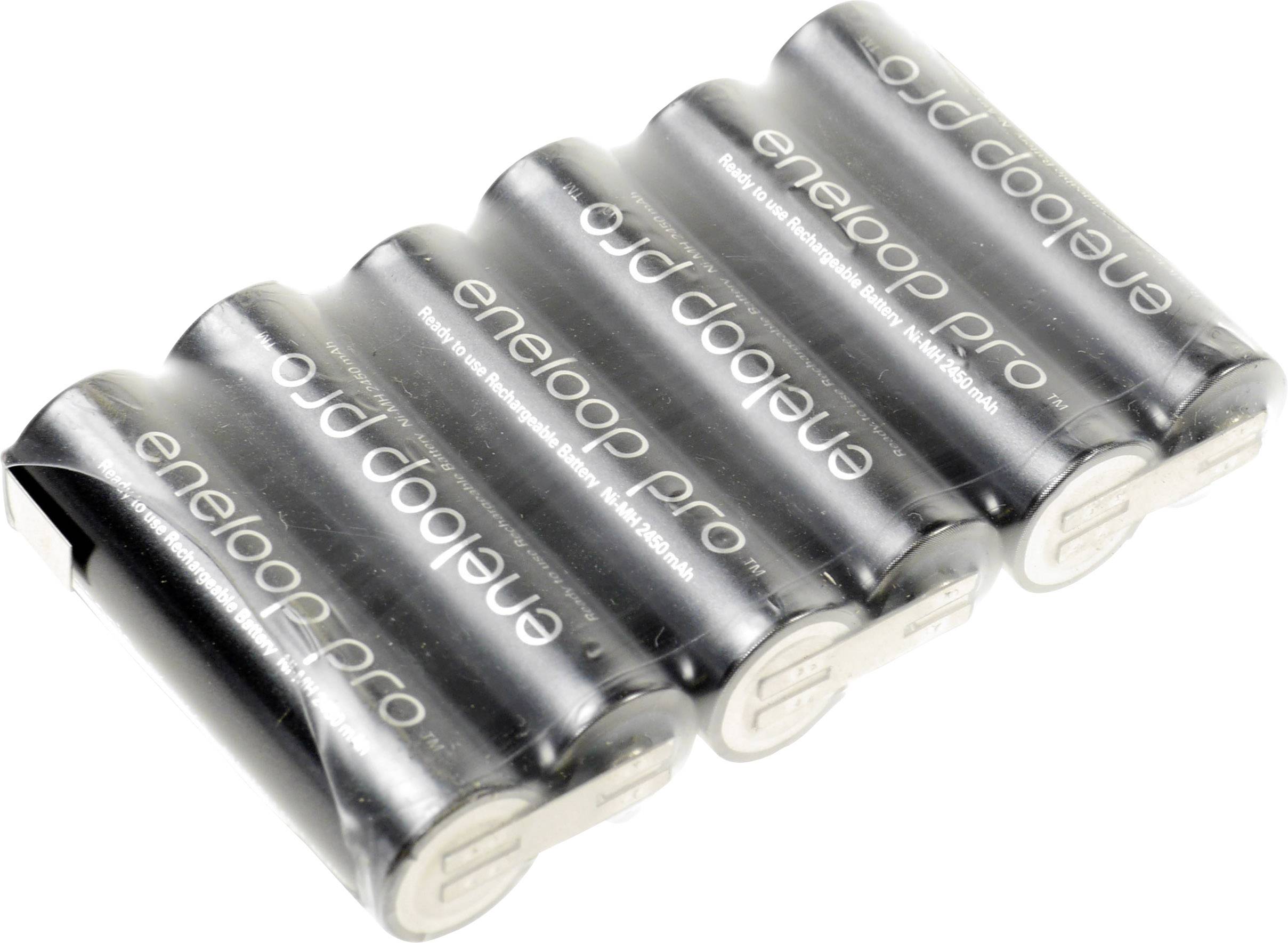 Eneloop Pro Reihe F1x6 akumulatorski paket NiMH 7,2 V 2450 mAh AA (Mignon)