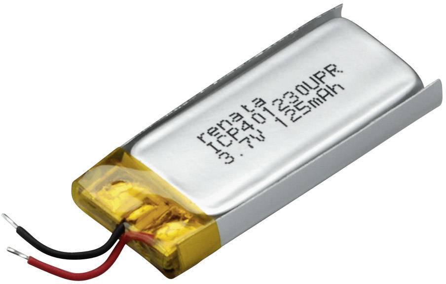 Renata ICP401230UPR punjiva baterija specijalne veličine LiPo 3,7 V 130 mAh prizmatična
