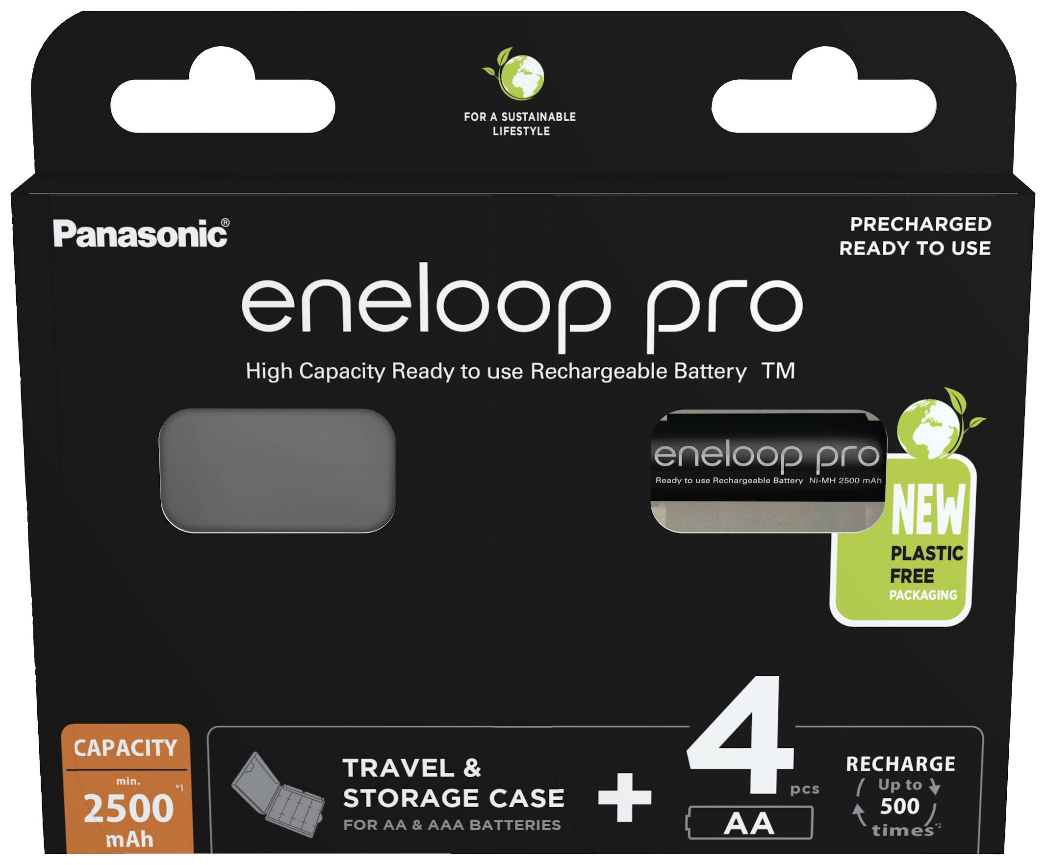 Eneloop pro HR06 +Box punjiva AA baterija NiMH 1,2 V 2500 mAh AA (Mignon)