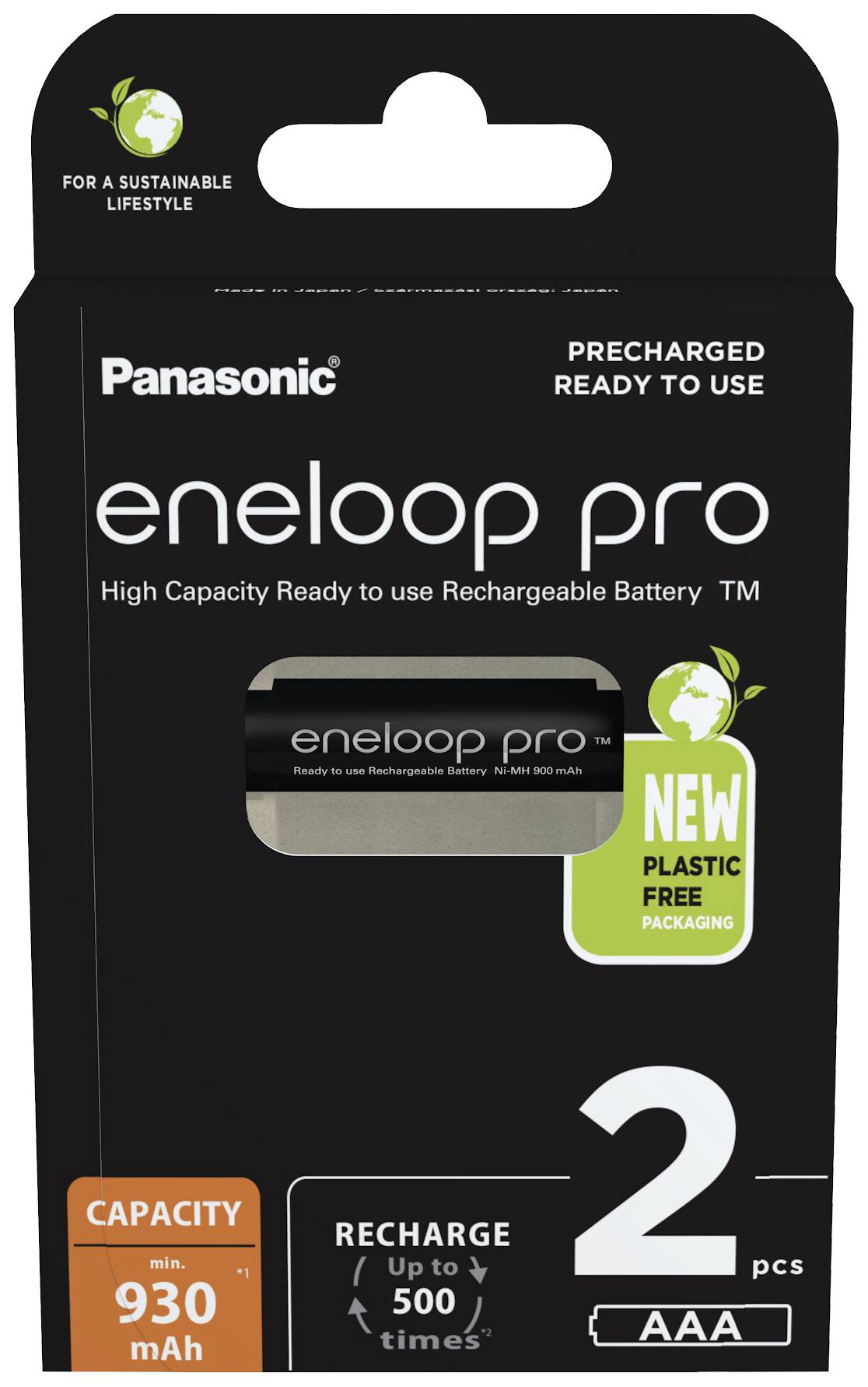 Eneloop pro HR03 punjiva AAA baterija NiMH 1,2 V 930 mAh AAA (Micro)